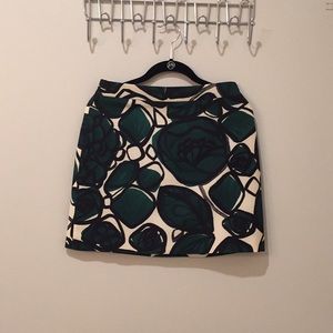 Zara printed mini skirt